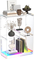 3-Tier Clear Acrylic Bookshelf