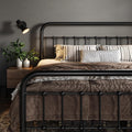 Queen Wrought Iron Metal Bed Frame