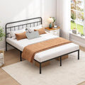 Black Queen Storage Metal Bed Frame