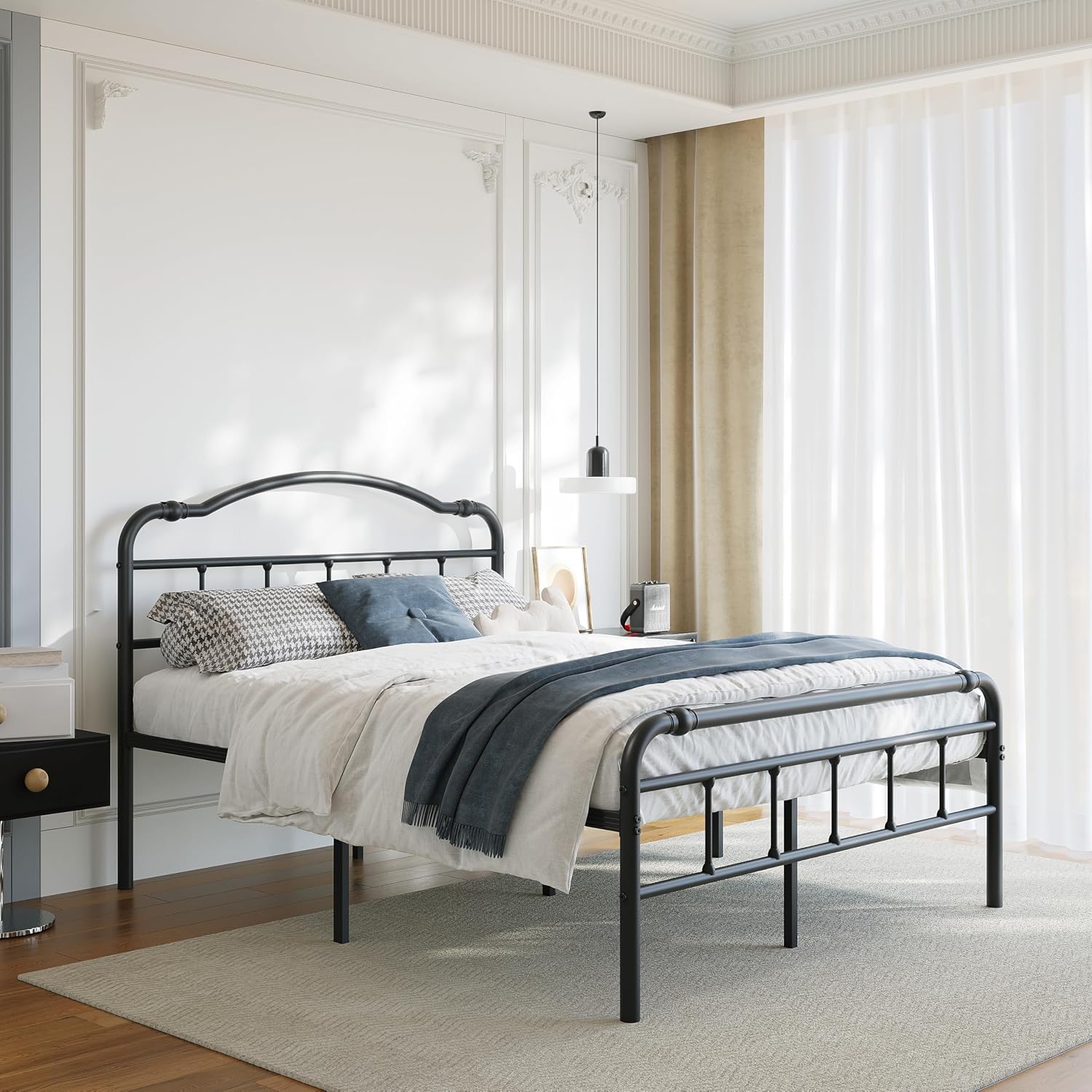 18 Inch Full Size Metal Bed Frame